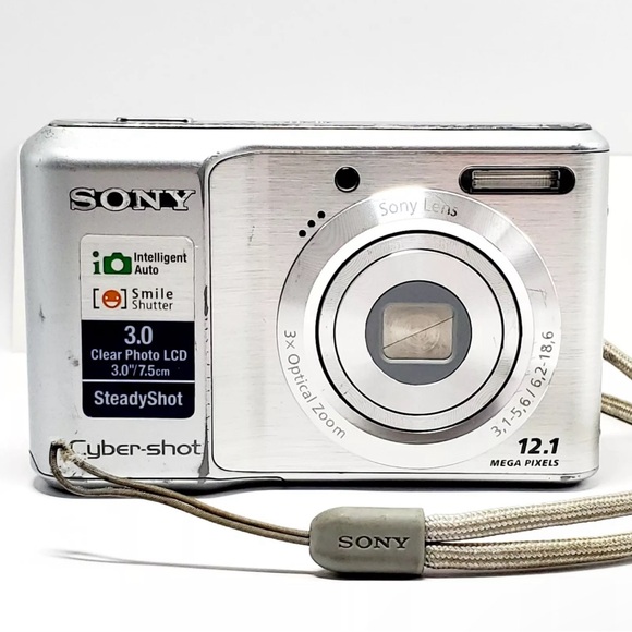 WORKS Sony Cybershot DSC-S2100 Silver 12.1 MP - Picture 1 of 6